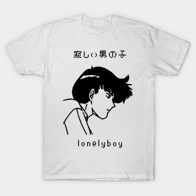 Lonely Boy v2 T-Shirt by RedOni Clothing